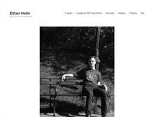 Tablet Screenshot of ethanhelm.com
